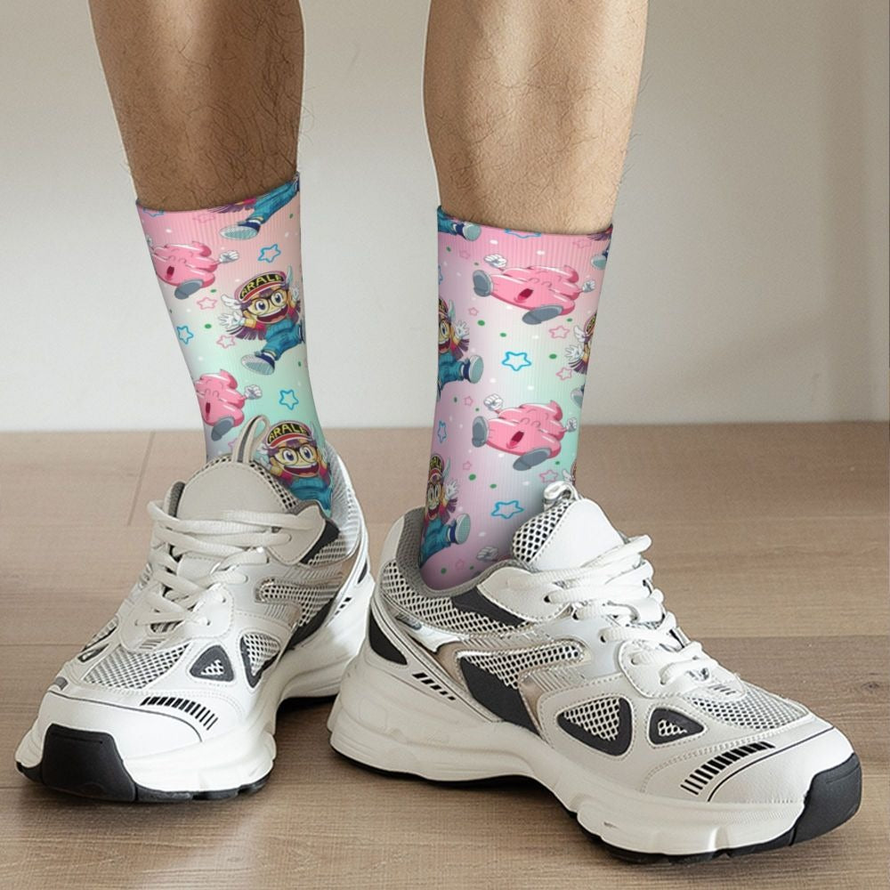 Dr Slump Poop Anime Socks