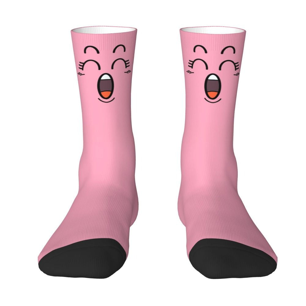 Pink Poop Arale Anime Socks