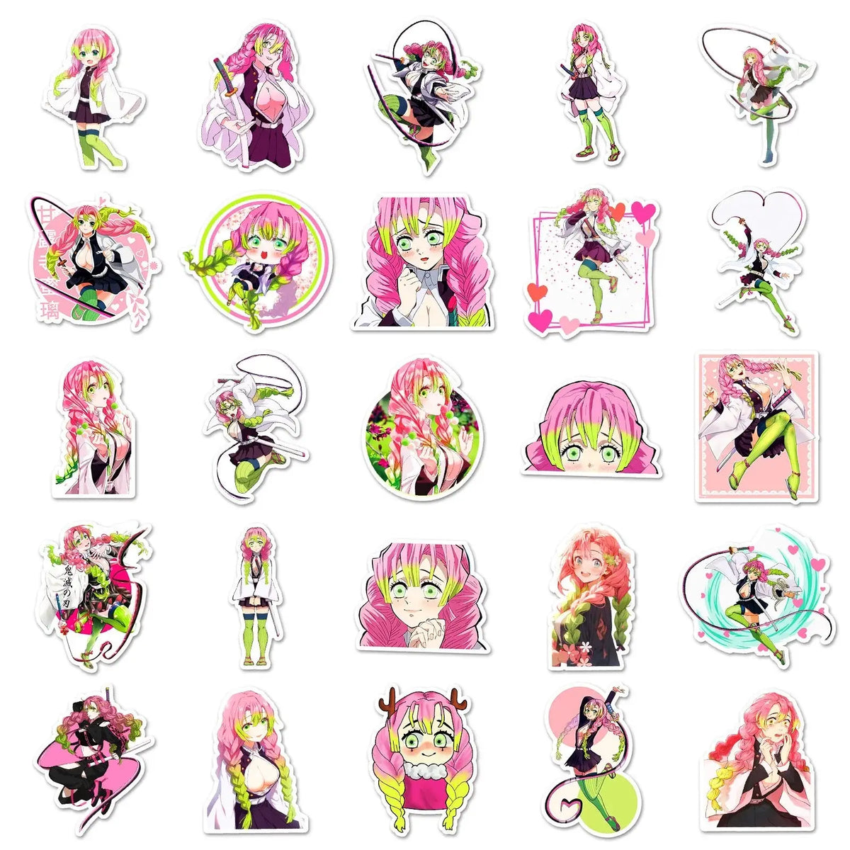 Mitsuri Translucent Stickers Mitsuri Kanroji Anime Stickers – 🈹 JAPAN BOX