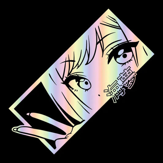 Anime Girl Kanji JDM Sticker
