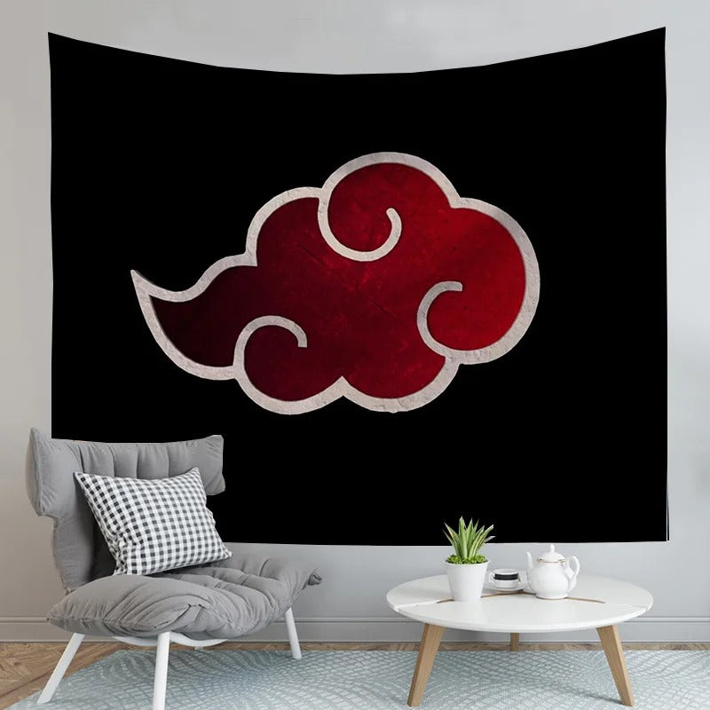 Akatsuki Symbol Anime Tapestry