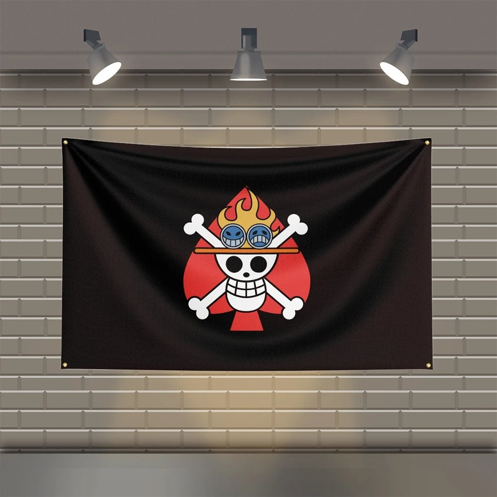 Spade Pirates Flag Anime Tapestry