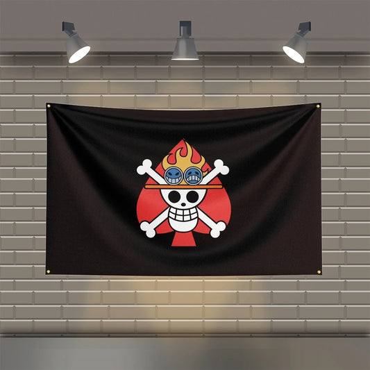 Spade Pirates Flag Anime Tapestry