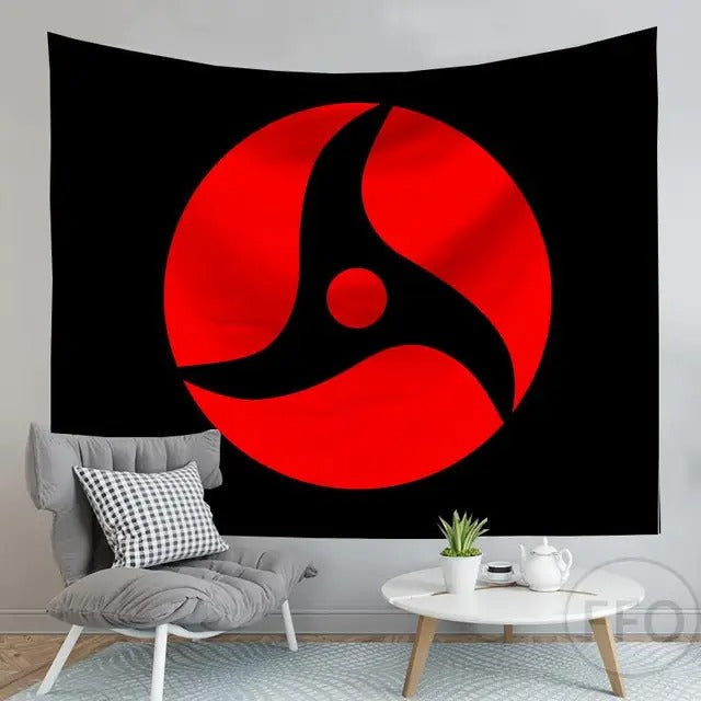 Itachi Sharingan Anime Tapestry