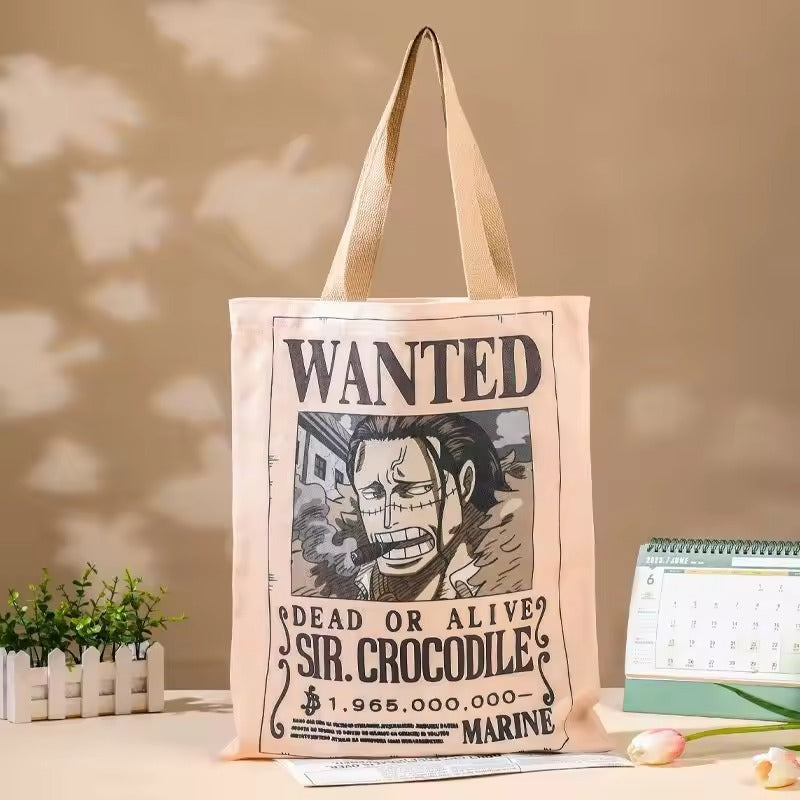 Sir Crocodile Wanted Anime Tote Bag