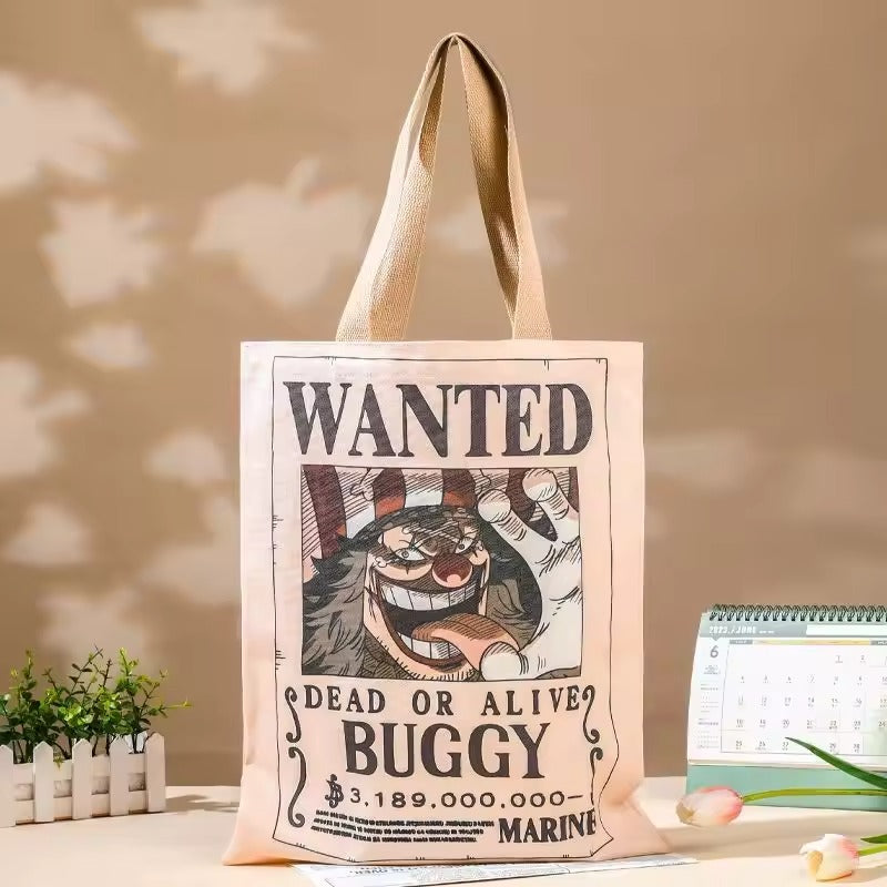 Buggy Wanted Anime Tote Bag