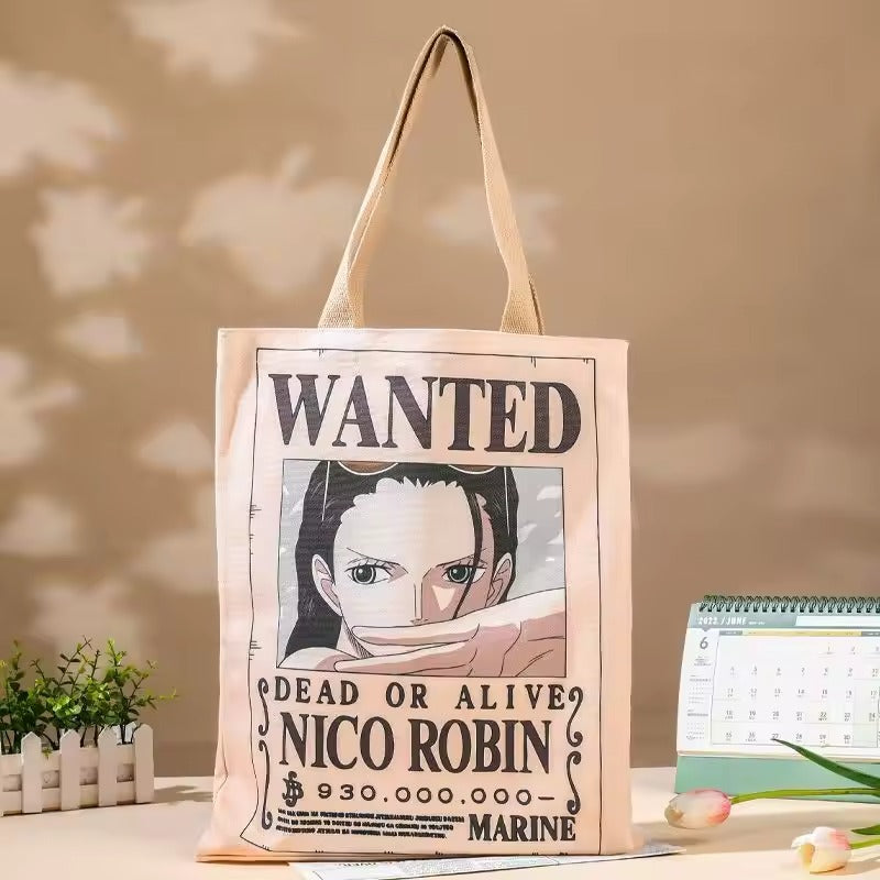 Nico Robin Wanted Anime Tote Bag