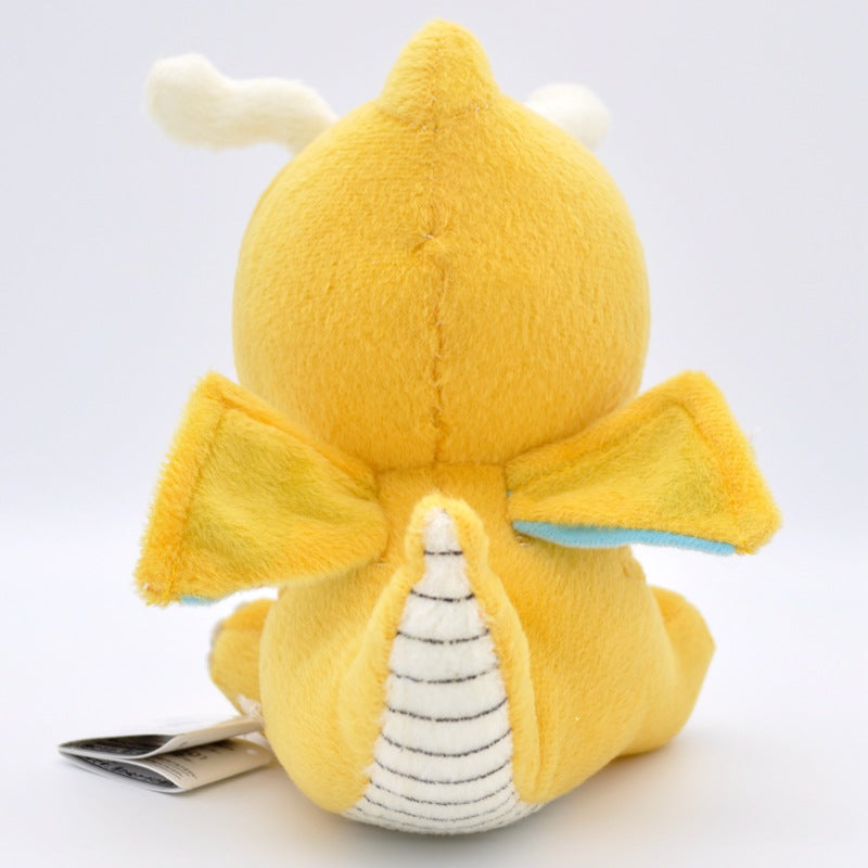Baby Dragonite Plush back view with wings and tail