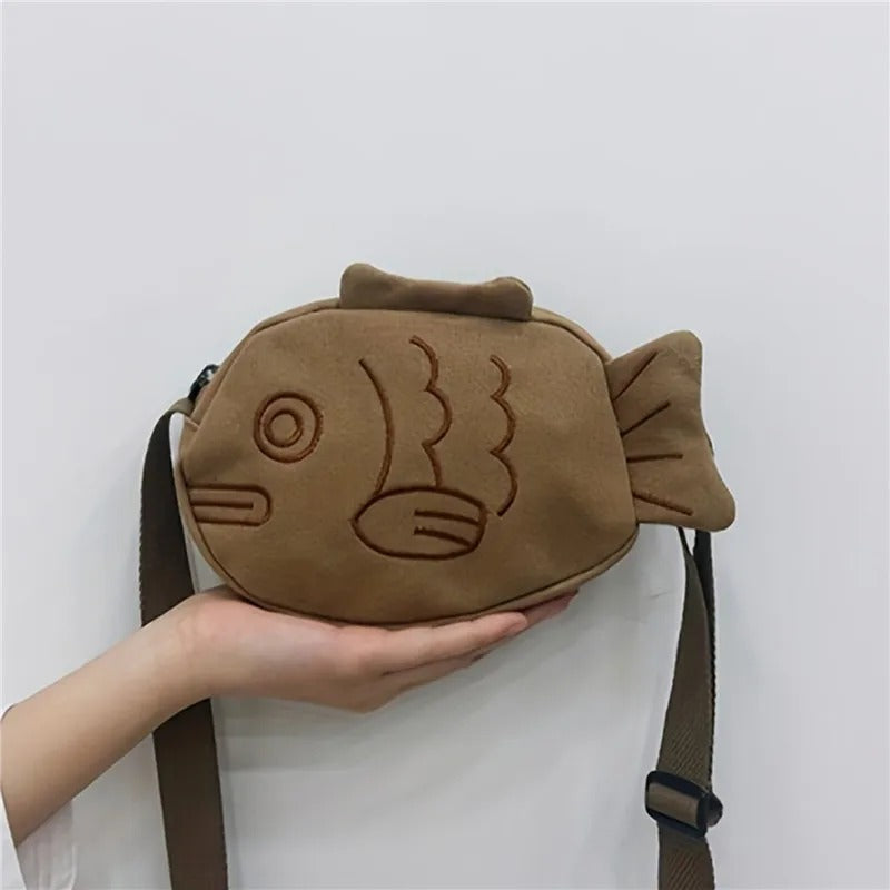 Taiyaki Fish Crossbody Bag