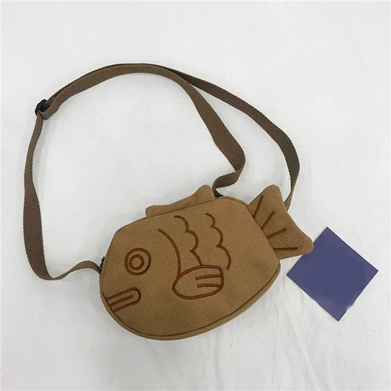 Taiyaki Fish Crossbody Bag