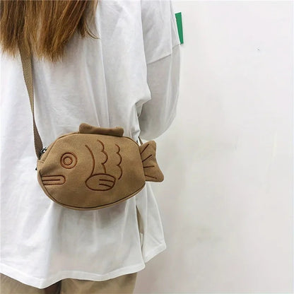 Taiyaki Fish Crossbody Bag