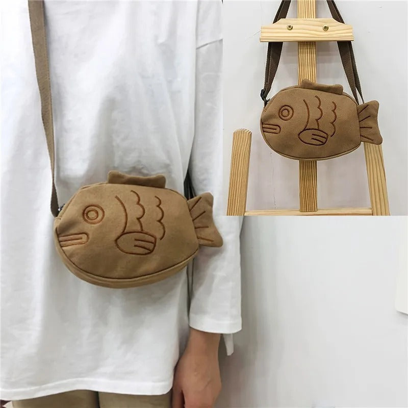 Taiyaki Fish Crossbody Bag