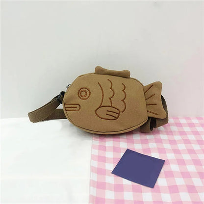 Taiyaki Fish Crossbody Bag