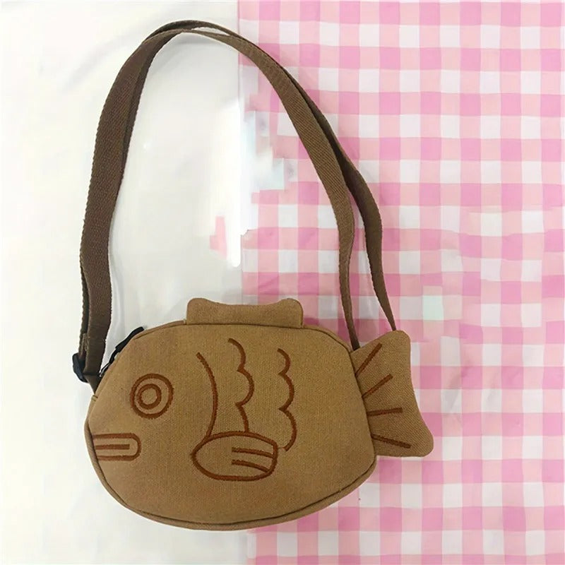 Taiyaki Fish Crossbody Bag