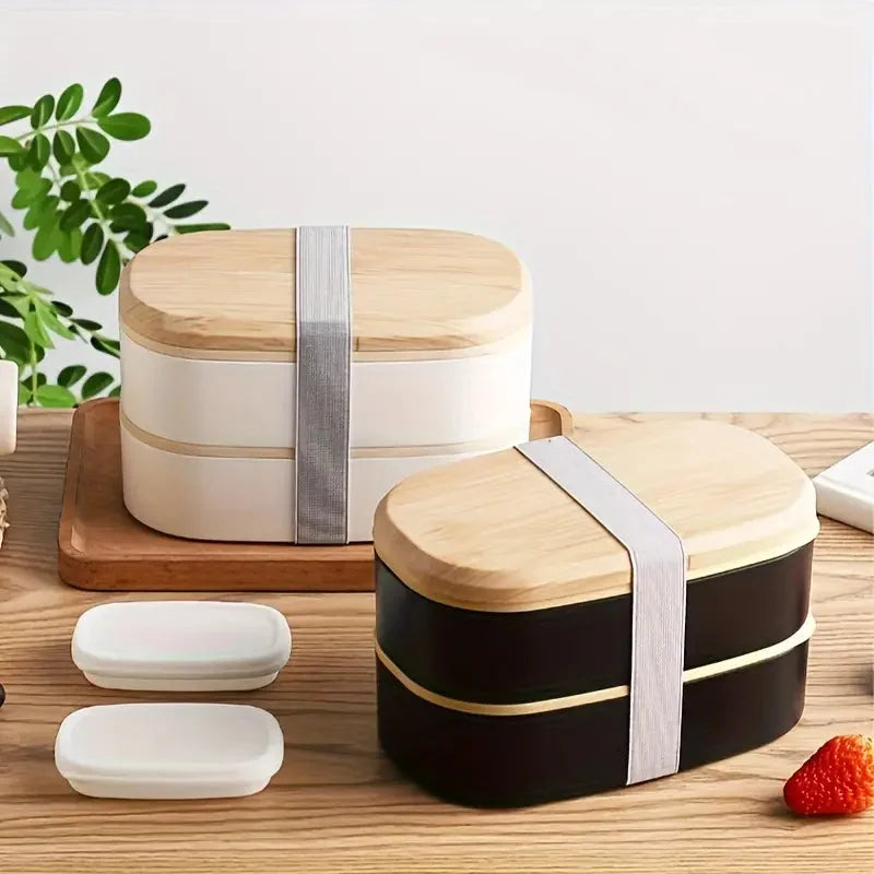 Modern White 2T Bento Box – 🈹 JAPAN BOX