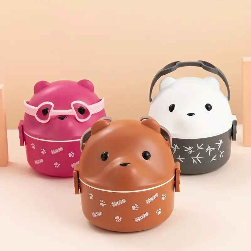 Cute Bear Bento Lunch Box