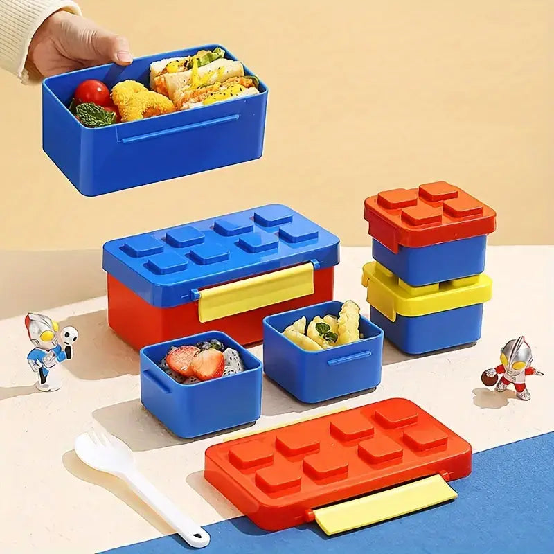 Retro Building Blocks Bento Box