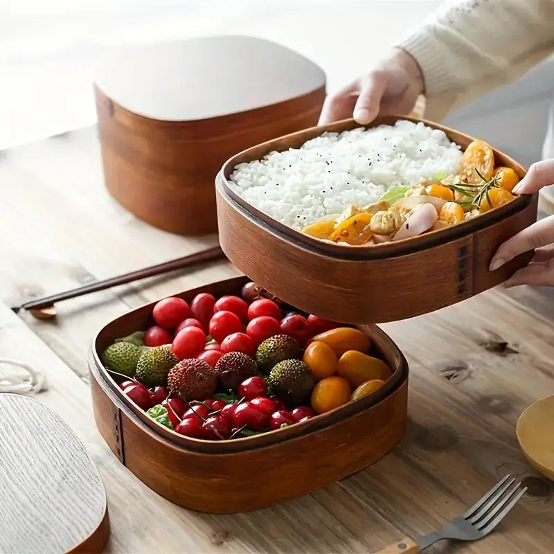 Bento Large Large Wooden Bento Box – 🈹 JAPAN BOX
