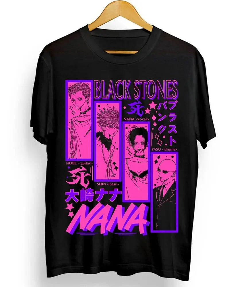 Black Stones Retro Anime Shirt