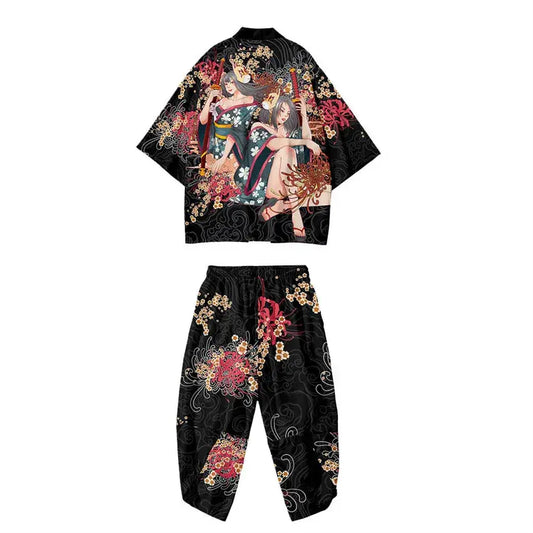 Conjunto de pantalones Bugeisha Haori