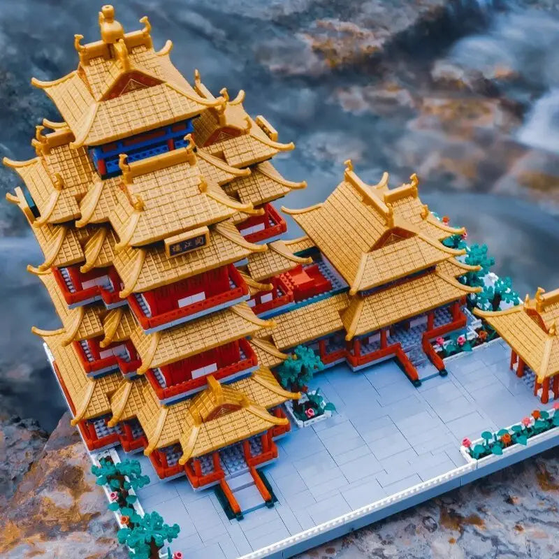 Ancient Pagoda Building Blocks