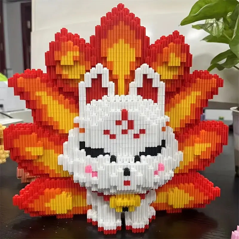 Pixe Blocks Pixel Kitsune Fox Building Blocks β πΉ JAPAN BOX