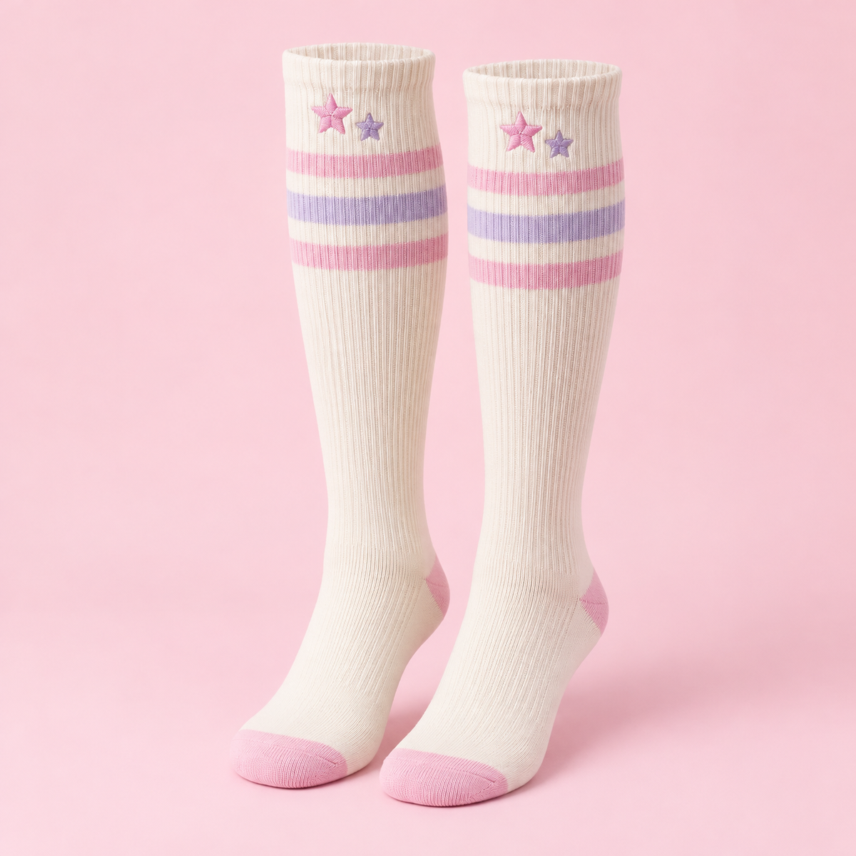 Candy Stripe Harajuku Knee Socks