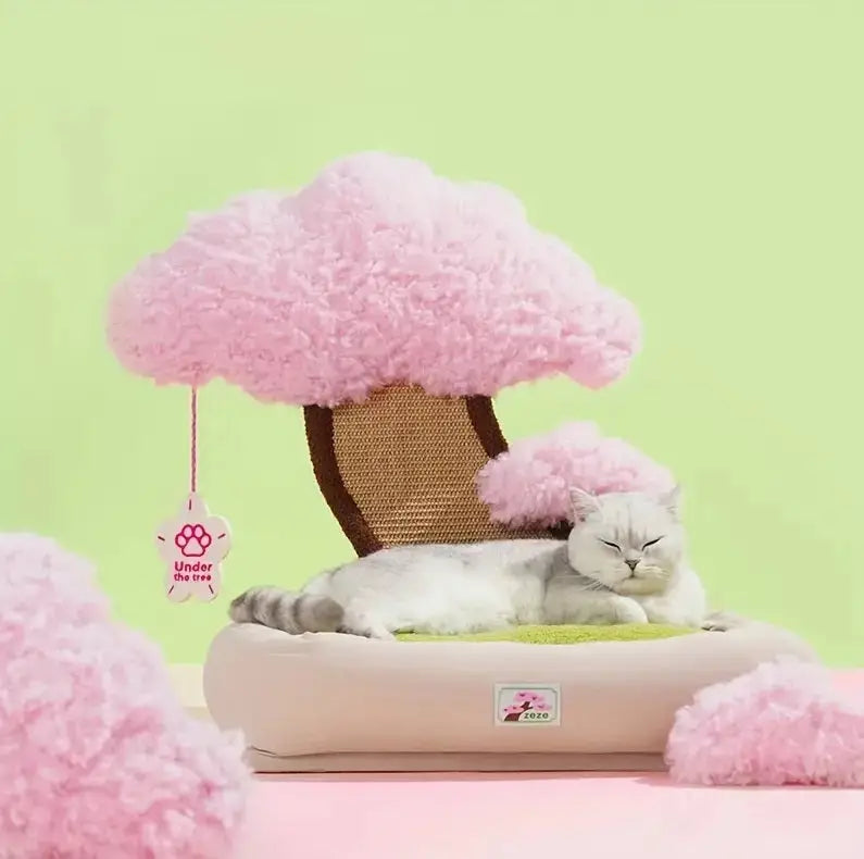 Sakura Blossom Tree Cat Bed