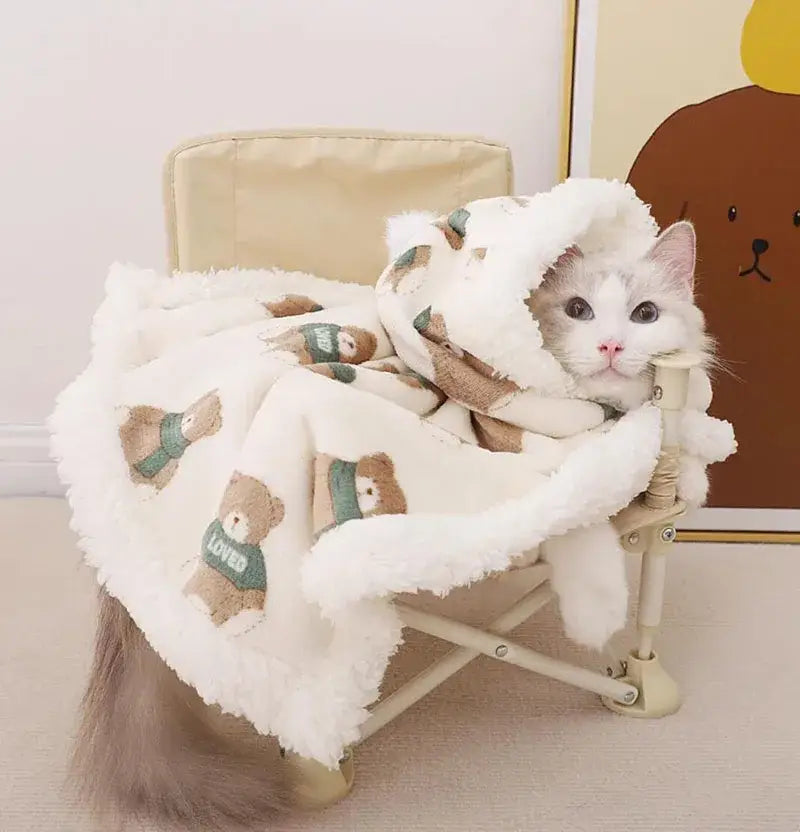 Kawaii Bear Cat Cloak