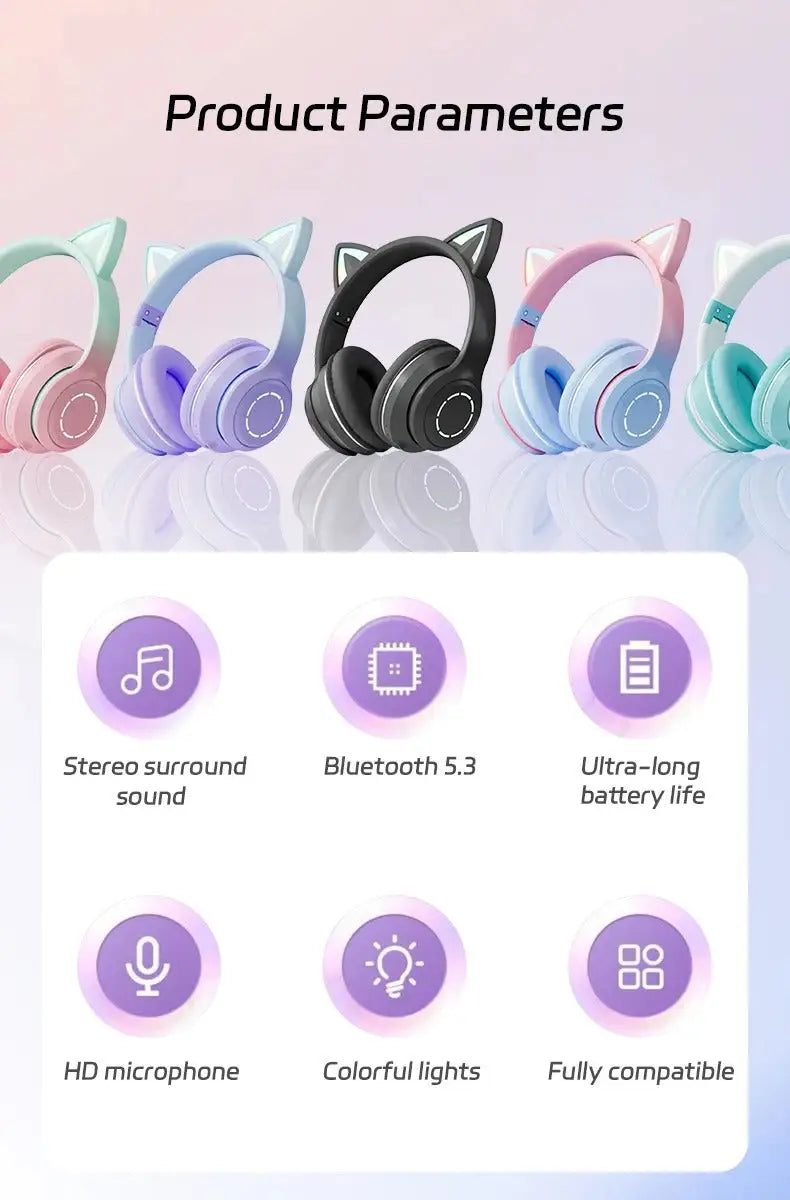 Cat Ear Headphones