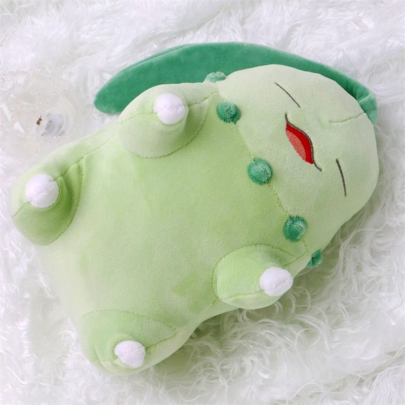 Sleeping Chikorita Plush Toy