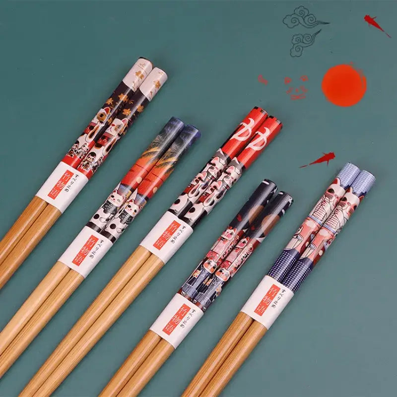 Maneki Neko Chopsticks Set