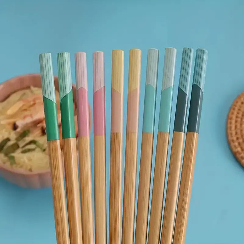 Ensemble de baguettes pastel colorées