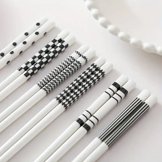 Geometric Pattern Chopsticks Set