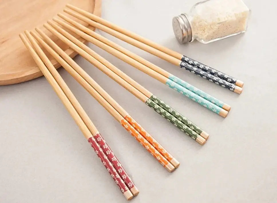 Colorful Sakura Chopsticks Set