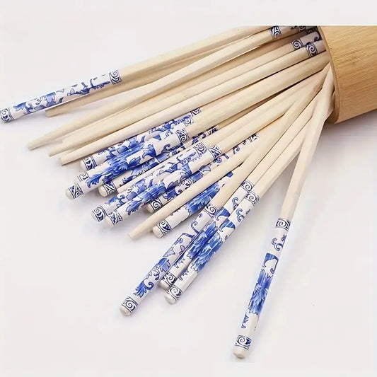 Blue Ornamental Chopsticks Set