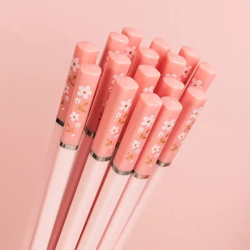 Set di bacchette rosa Sakura
