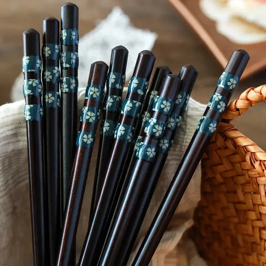 Zen Blue Sakura Chopsticks Set