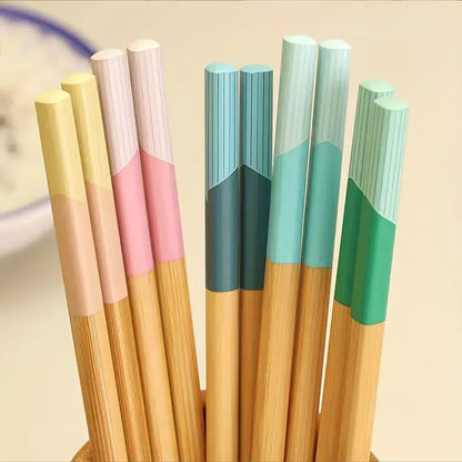 Ensemble de baguettes pastel colorées