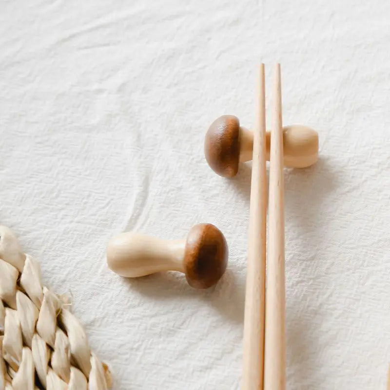 Mushroom Chopsticks Holder Set