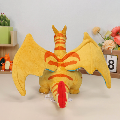 Clone Charizard Plush back view with wings spread