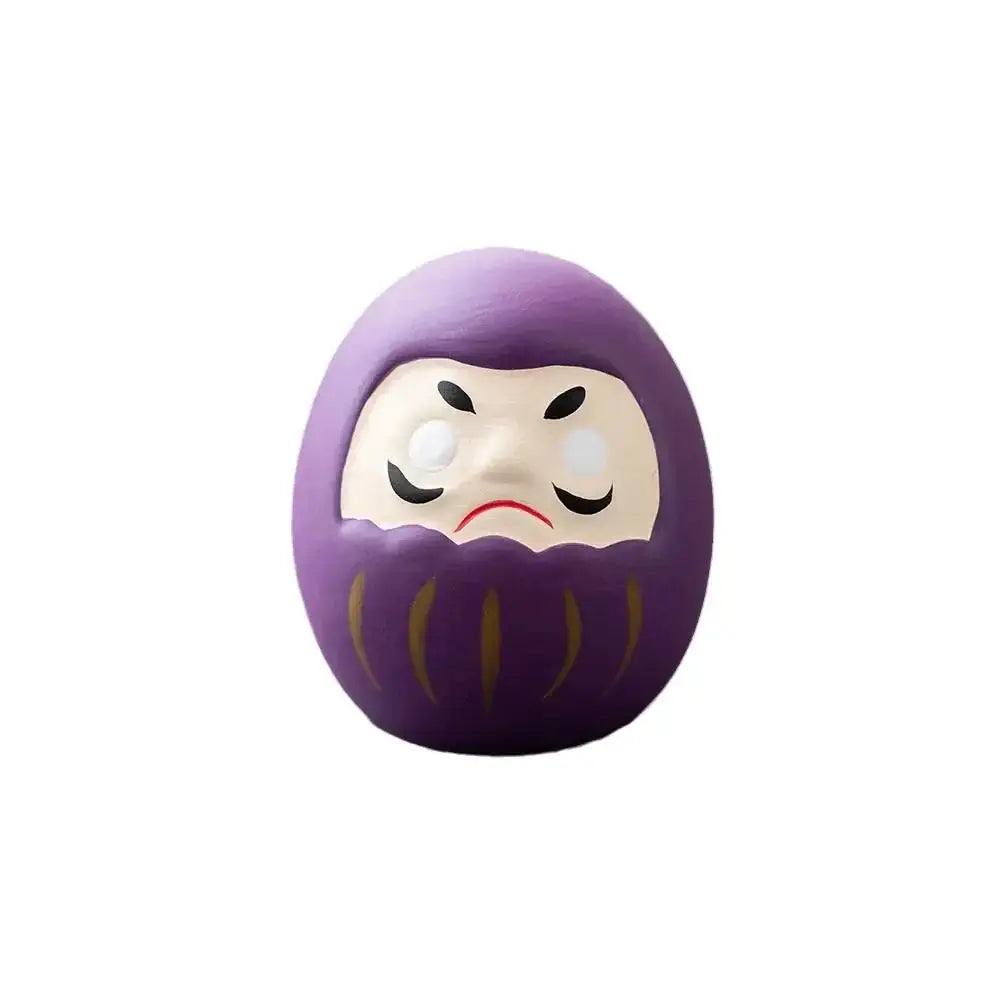 Purple Daruma Egg Doll