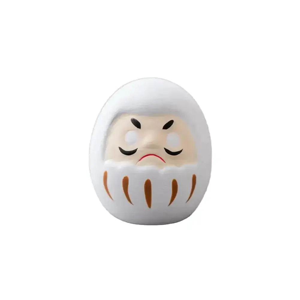 Bambola uovo Daruma bianca
