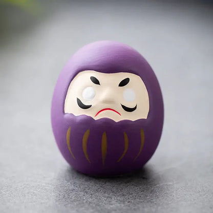 Purple Daruma Egg Doll