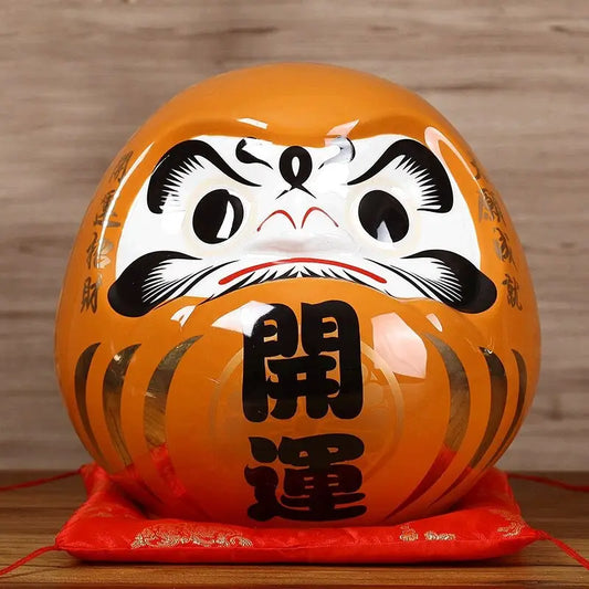 Orange Daruma Doll