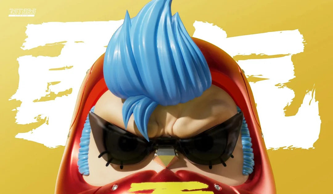 Franky Daruma Doll Anime Figure