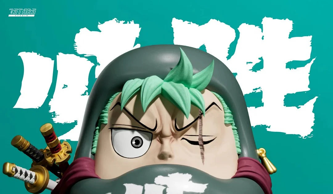 Zoro Daruma Doll Anime Figure