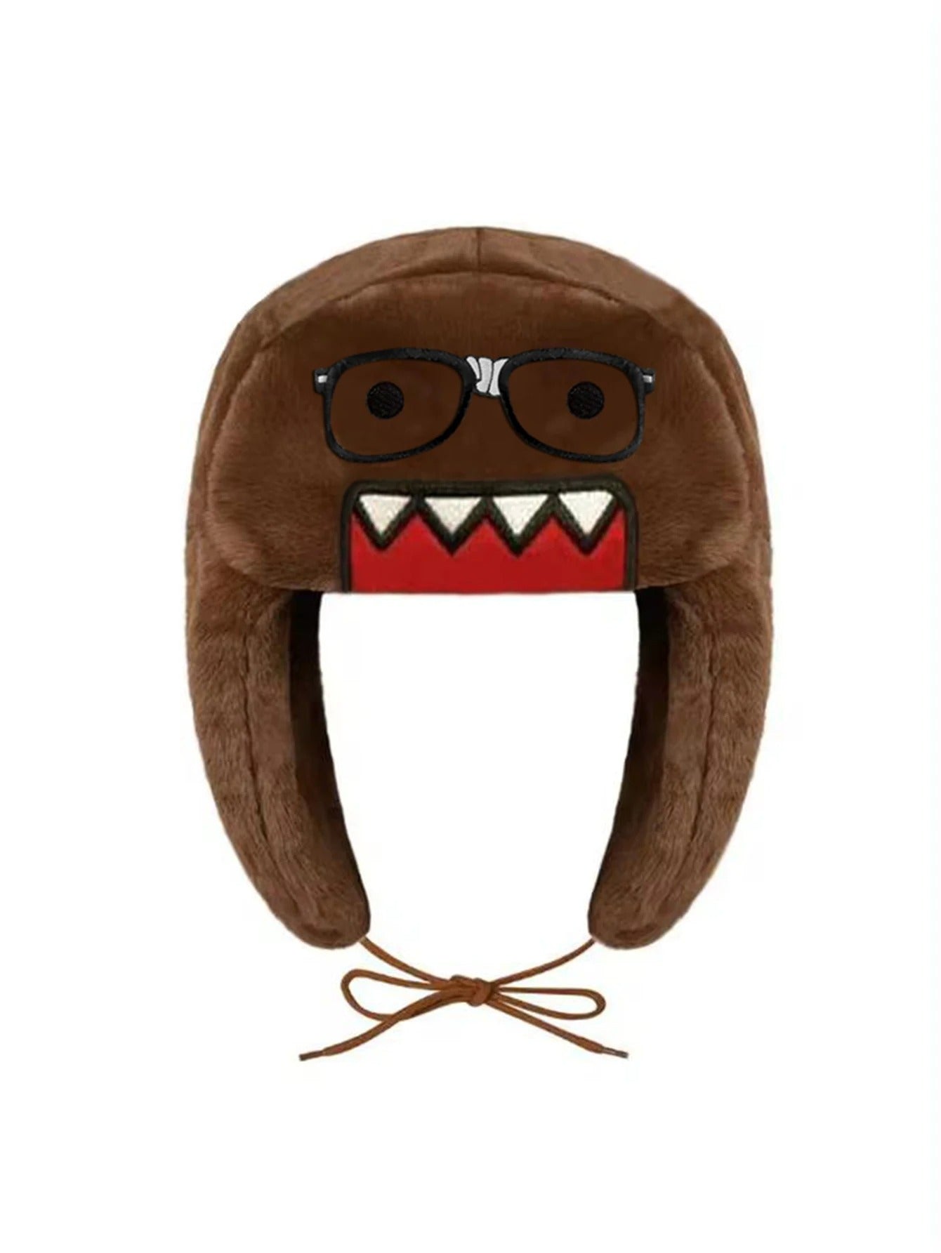 Brown Geek Domo Hat