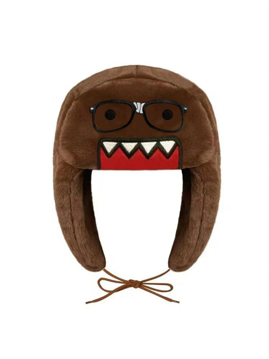 Brown Geek Domo Hat