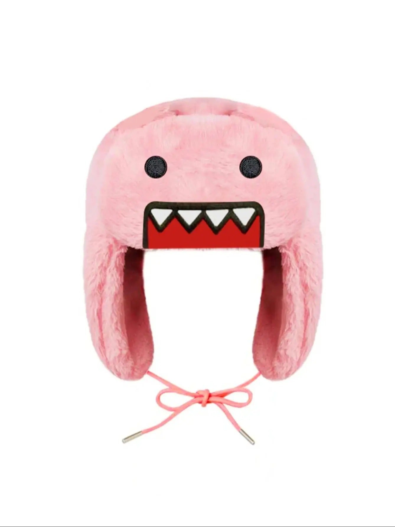 Pink Domo Kun Trapper Hat